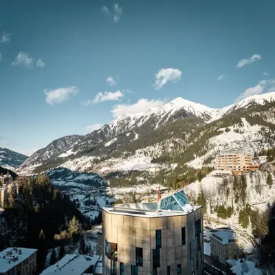Urban Nature Bad Gastein Blick vom Urban Nature Hotel in Bad Gastein in das Gasteiner Tal.